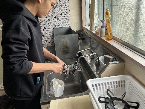 そうじ指導の様子3