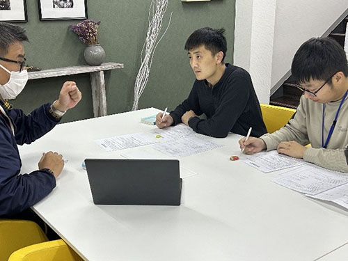 配属前指導の様子２